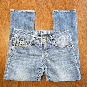 Hydraulic Denim Capri Y2K